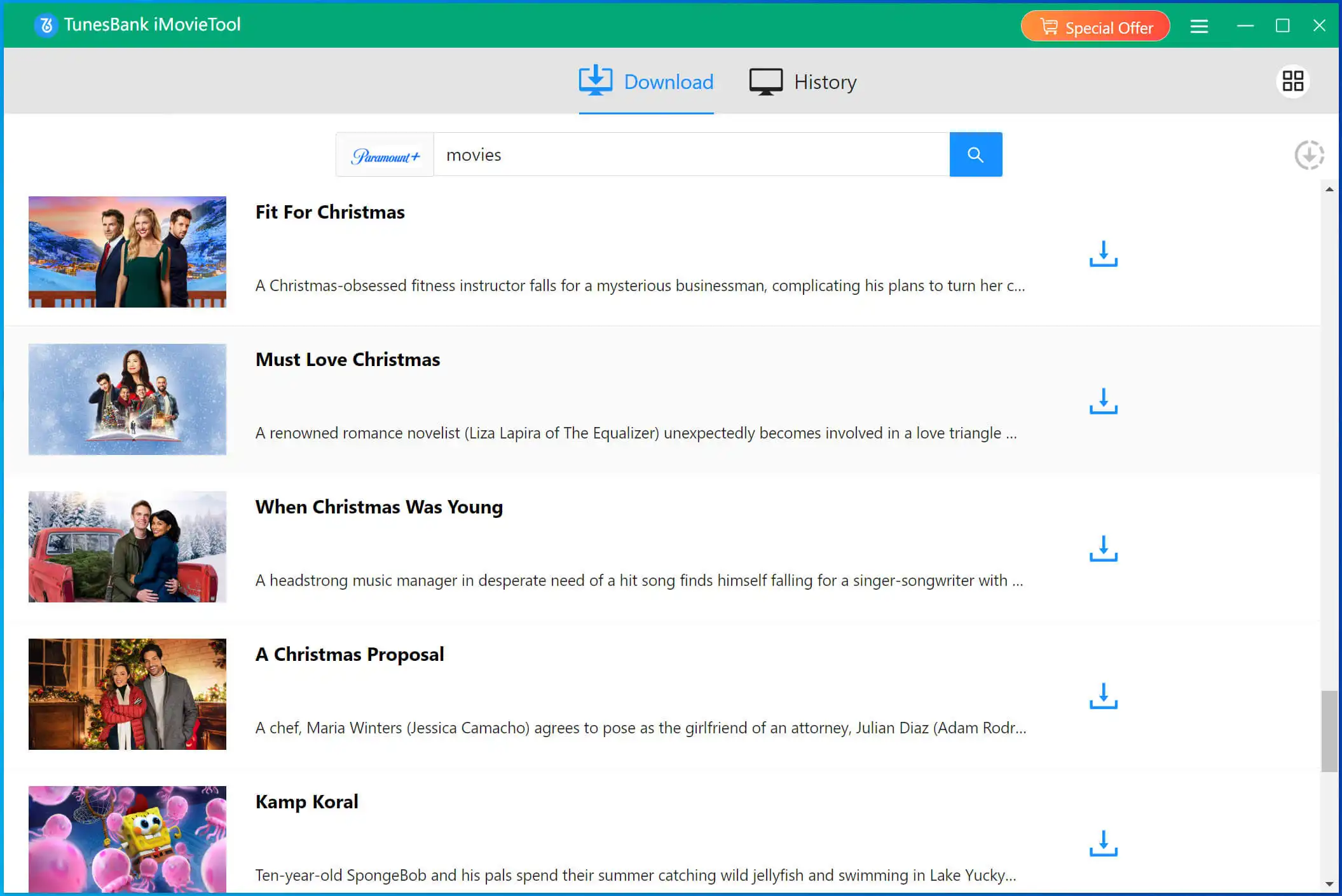 search for Paramount+ video